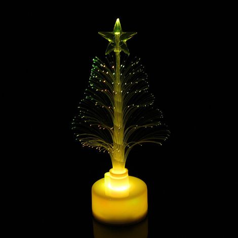 Mini veilleuse LED multicolore à fibre optique, lampe de Noël, cadeau de Noël (1/5)