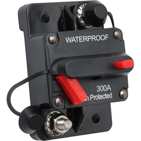 Disjoncteur à réinitialisation manuelle 300A DC12-48V étanche pour application automobile et marine