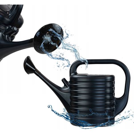 Arrosoir de jardin IKZ10-S433 noir anthracite 10L pour l'arrosage des légumes, avec filtre universel (1/5)