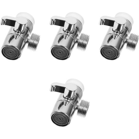 Adaptateur de robinet 4 pièces pour lave-vaisselle portable, inverseur de douche 3 voies (1/5)