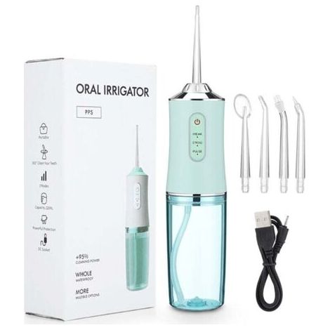 QORVA-Jet d'eau dentaire puissant Pick Flosser Membrane de bain de bouche