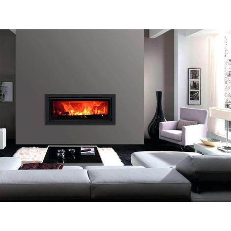 inserto a legna panadero "101-s" grigio 8,9 kw