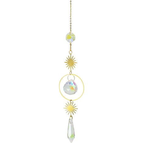 Pendentif attrape-soleil en cristal suspendu, ornement en cristal, attrape-soleil arc-en-ciel en cristal, pendentif en cristal suspendu (Type 1) (1/5)