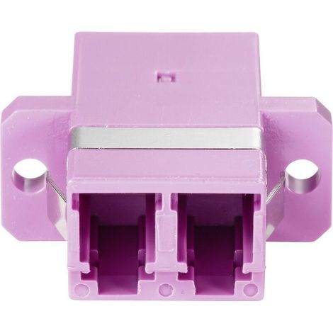Purple duplex LC-LC fiber optic connector – RF-5508820 – 1 piece, compatible with high-speed networks
