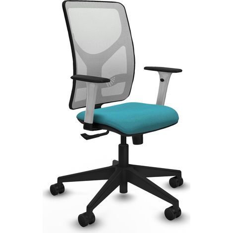 Chaise de bureau piqueras y crespo Motilla blanc support lombaire réglable (1/2)