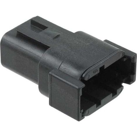Connettore Serie DTM Femmina 8 Vie nero