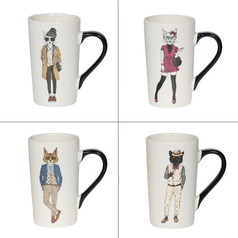 Table Passion - Coffret de mug Dapper cat 50 cl (1 modèle aléatoire) (1/2)