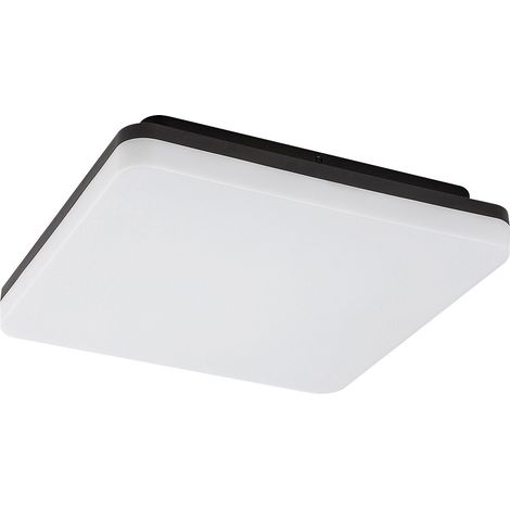 Plafonnier extérieur carré LED 24W 4000K IP54 noir (1/5)