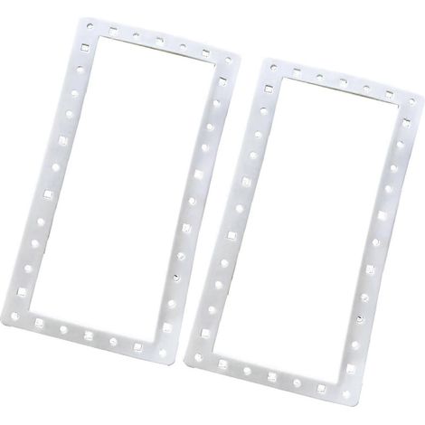 Ensemble de joints d'écumoire en silicone en 2 pièces, adapté aux équipements de piscine à large ouverture SPX1091GW et SP1091LX, accessoires d'étanchéité robustes, multicolores. (1/5)