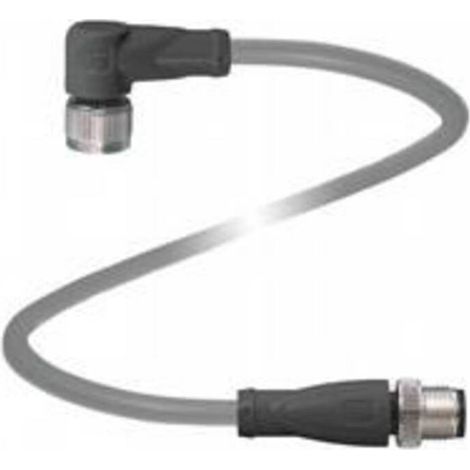 [NEUWERTIG] B-Ware Pepperl+Fuchs Sensorsteckverbinder Verbindungskabel Kabel Grau M12 Stecker 5 m (1/2)