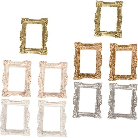 10pièces Lot De Cadres Photo Miniatures Cadres Photo Décoratifs Vintage Ornements De (1/5)