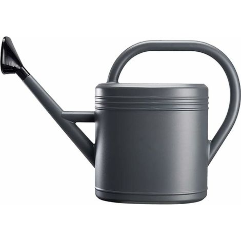 DEESSE SHOP - Arrosoirs Plastique Fer Pommeau De Douche Arrosage Arroseur Pot Outils De Pulvérisation pour Extérieur Intérieur Maison Bureau Gris 5L (1/5)