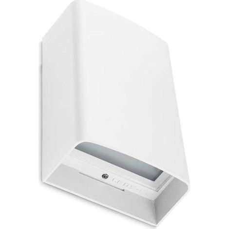 Leds-C4 Clous - Applique Murale Extérieure LED Up & Down Flush Gris Urbain 16cm 1027lm 3000K IP65 (1/3)