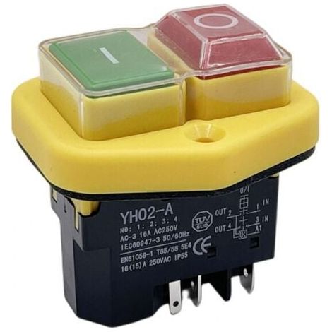 Interruptor libre de potencial KJD17 B- Control eléctrico - Hogar/negocio - 250 V, disparo por subtensión, contacto bobinado - Electricistas, particulares (1/4)