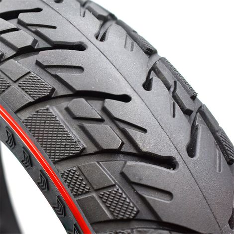 Pneu plein 8,5 pouces (8 1/2 x 2) à structure alvéolaire pour trottinette électrique, 50/75-6,1, avant et arrière, de rechange, tout-terrain, avec 2 leviers en acier. (1/5)