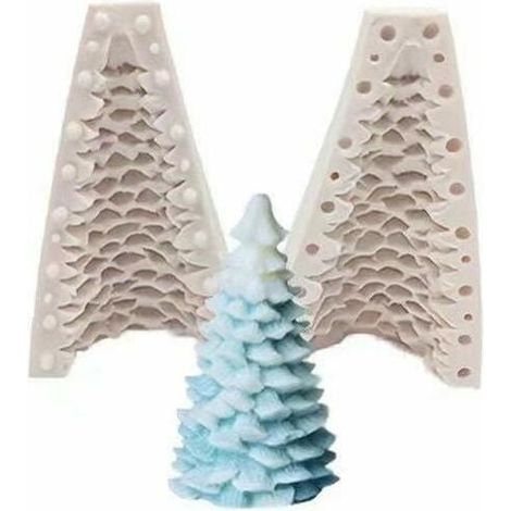 Molde de silicona 3D silencioso para velas, jabón, arcilla y yeso. (1/5)