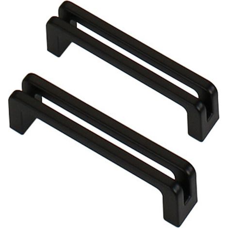 Maniglie per mobili da cucina in acciaio inox nero – Set da 2, 96 mm, design moderno e robusto per cassetti e ante