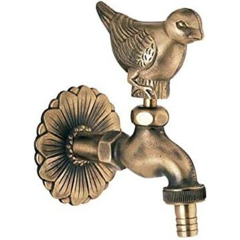 Robinet de jardin décoratif 1,2 cm (1/2") en forme de colombe sans raccord de tuyau (1/3)