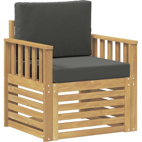 vidaXL 2 Pièce Ensemble de canapés d'extérieur Polyester