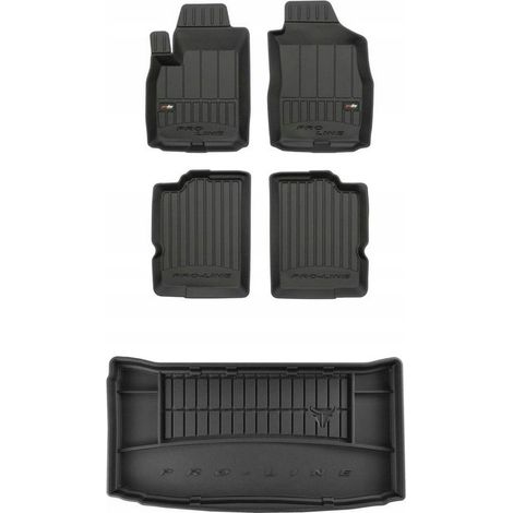 SET 3D Tappetini e tappetino per bagagliaio Fiat Panda 2 hatchback 2003-2012 (1/5)