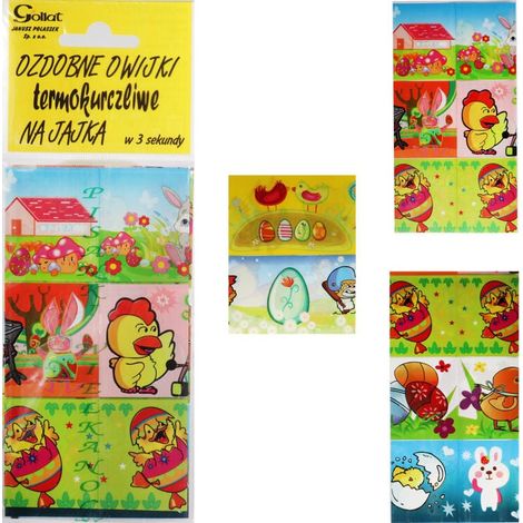 Pegatinas termoencogibles para envolver huevos (8 unidades) (1/2)