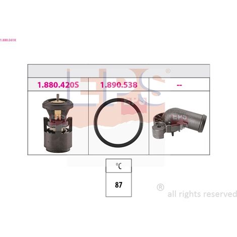 Thermostat, liquide de refroidissement EPS 1.880.561k