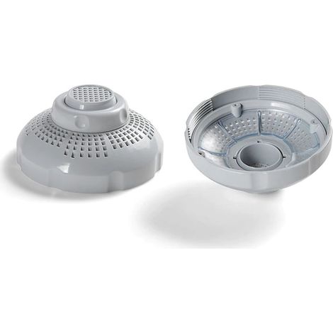 Tappo Regolabile per Ingresso Piscina Pompa D38mm Grigio Intex