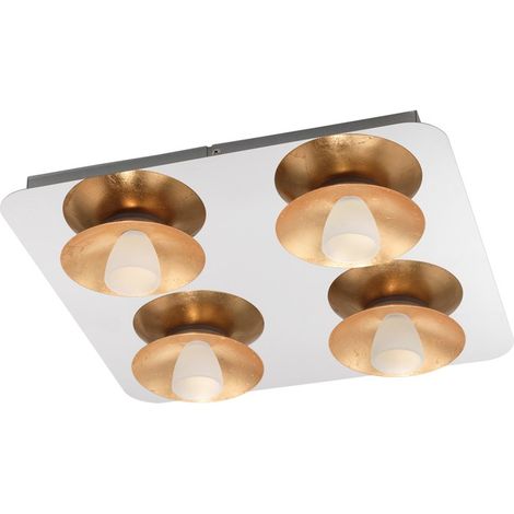 Lampe de plafond Torano Chrome à 4 lumières - 97524 (1/2)
