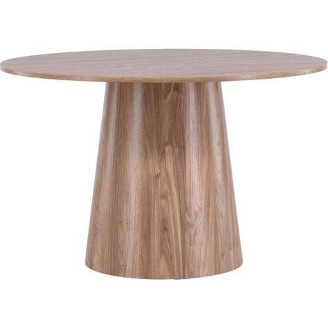 Table à Manger Ronde "Lanzo" 120 cm Naturel (1/5)