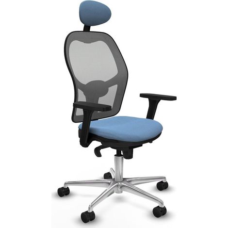 Piqueras y Crespo 3D086N1 Silla de oficina azul cielo (1/3)
