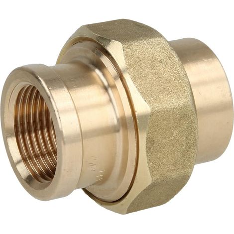 Viega Raccordo a vite, Rp 3/4 Bronzo rosso o bronzo al silicio Modello 3340, 446949