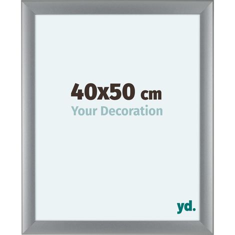 yd. - Cadre photo 40x50 - Argent Mat - MDF - Como (1/5)