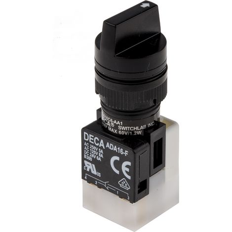 Sélecteur rotatif, 5 A @ 250 V c.a., 2 positions IP65 ( Prix pour 1 ) (1/3)