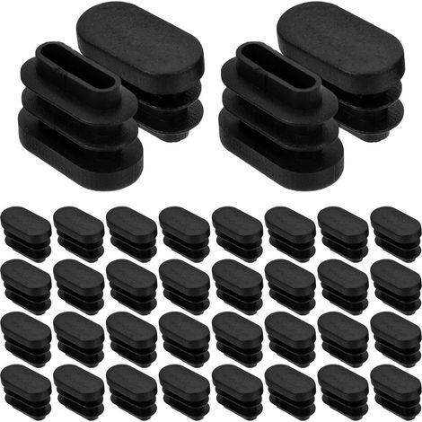 de pieds de chaise ovales en plastique lot de 40 10 x 20 mm (1/5)