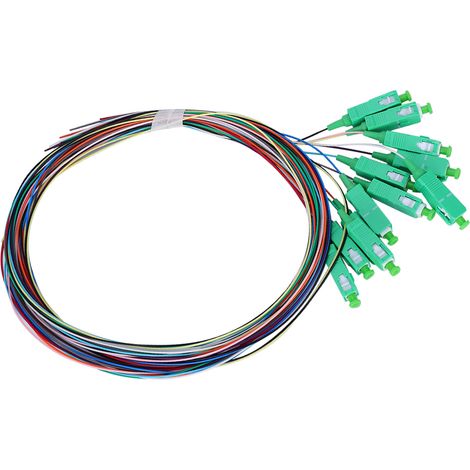 Câble de raccordement à fibre monomode 12 conducteurs SC-0,9 mm pour systèmes de communication réseau (1/5)