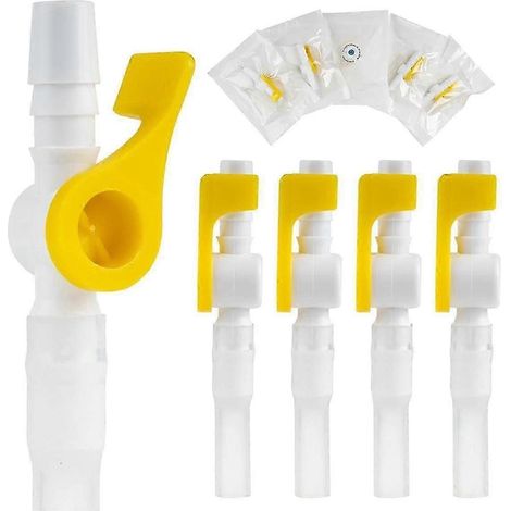Valves de cathéter stériles Optimal U avec robinet à levier facile à débit confortable et tubulure lisse AD