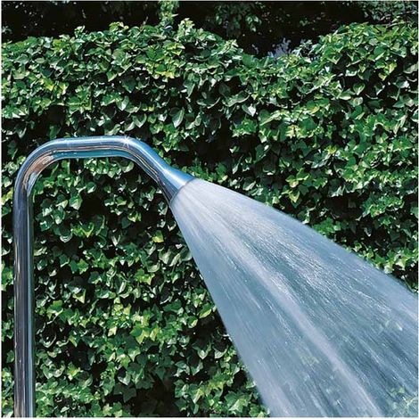 Pool-Wasserkanone aus poliertem Edelstahl AISI-316, Höhe 1,2 m.