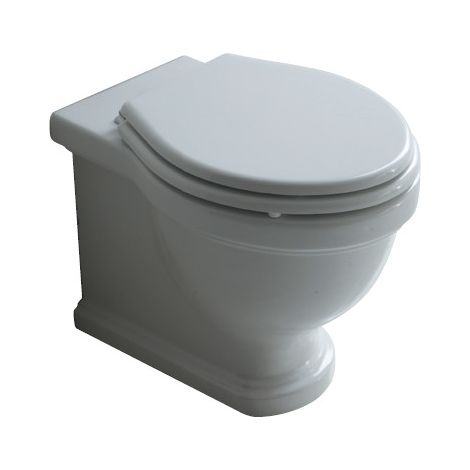 GALASSIA - ETHOS VASO WC A TERRA 38X55 CM. IN CERAMICA BIANCO CON SCARICO UNIVERSALE S/P 8437 (1/2)