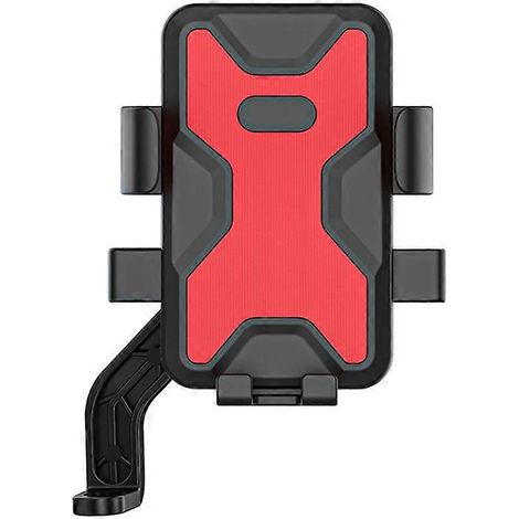 Motorrad-Handyhalterung für MT56, roter Rückspiegel (1/5)
