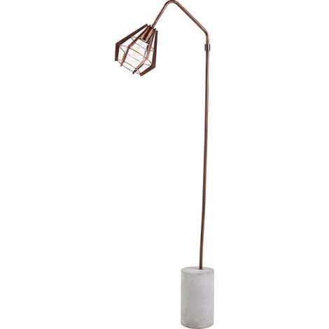 Teamson Home Große Nachttisch-Lampe Kupfer Verarb. Modern Lighting VN-L00046-EU (1/5)