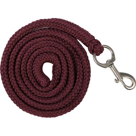 180 cm, blu: Nylon-Langleine für Pferde mit einfachem Metall-Karabinerhaken Modell Samantha (1/3)