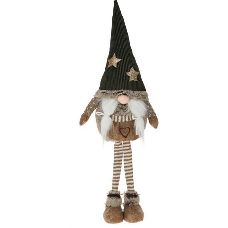 Figurine de Noël en cuir, hauteur 50 cm