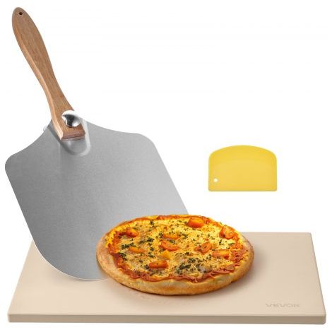 Pierre à pizza rectangulaire en cordiérite 50 - 8 x 35 - 5 cm (1/5)