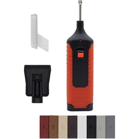 Kit de réparation multifonctionnel pour planchers de bois et carrelage, outil de réparation à faire soi-même, rouge (1/5)