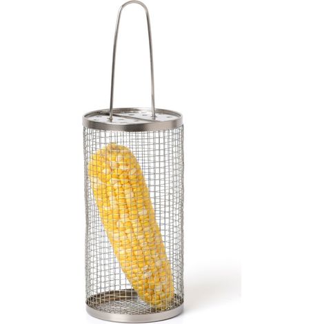 Cage de grillades en acier inoxydable, petite, boîte kraft (1/5)