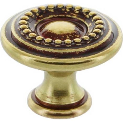 50 x POMOLO OTTONE 24404 D 25 MM PATINE