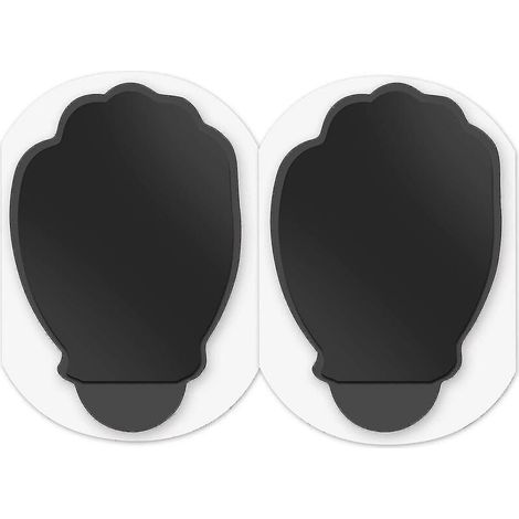 Easy@home Tens Machine Pads 16 2"x3" Électrodes adhésives réutilisables Tens Pads de remplacement pour Tens masseur d'impulsions électronique en forme de main (1/2)