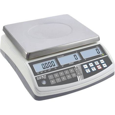 Bilancia contapezzi KERN Campo di pesatura 30kg Divisione 0,5g Piattaforma di pesatura L295xP225mm - CPB 30K0.5N (1/4)