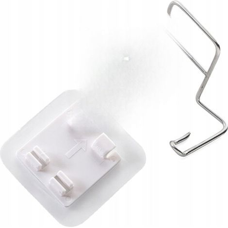 Support Brosse Dents Rasoir Acier Salle Bain Sans Percage (1/4)