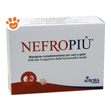 Aurora Biofarma Dog &amp Cat Nefropiù  - Aurora Biofarma Dog &amp Cat Nefropiù - Confezione Da 60 Compresse
